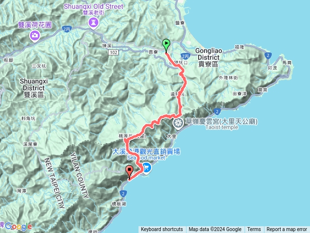 貢寮大溪草嶺古道桃源古道