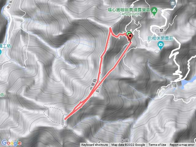 新竹五𡶶鳥嘴山大窩山