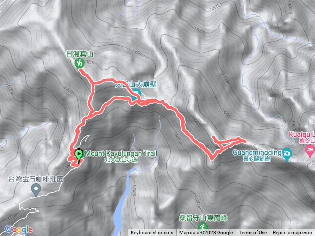 西大武山日湯真山