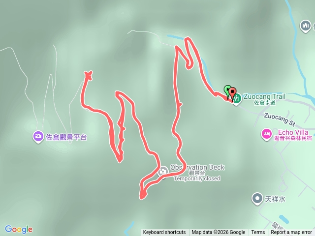 佐倉步道0-3000m往返預覽圖