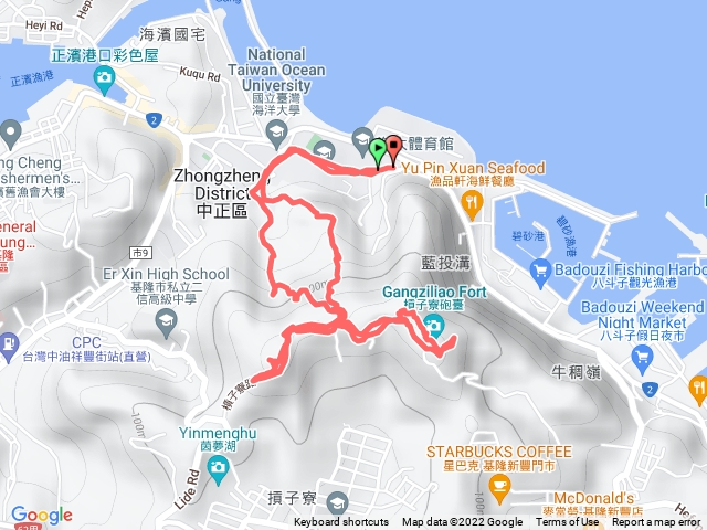 小百岳集起來槓子寮砲台、槓子寮山步道(龍崗步道)202206170655