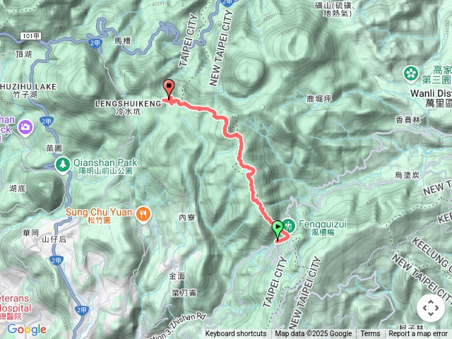 陽明山東段前兩峰