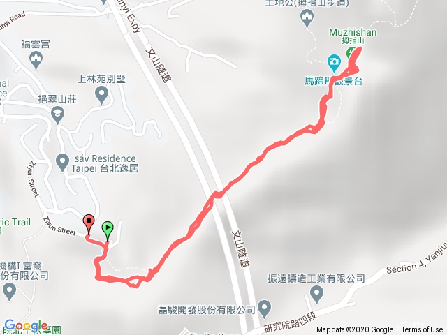 紫雲街to拇指山來回