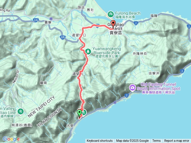 草嶺古道大里-》福隆預覽圖