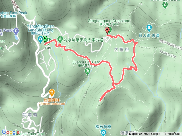 冷水坑 擎天崗 竹嵩山