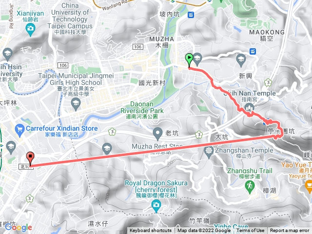 040922第一次臺北大縱走第七段名門社區公車站至觀音茶研發中心