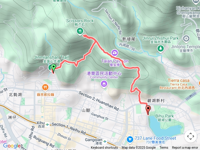 金面山到碧湖公園
