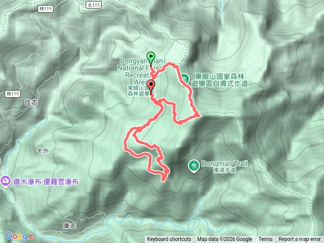東眼山-親子峰步道O型預覽圖