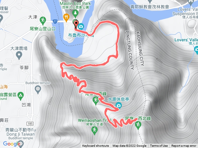觀景坡起點（尾寮山）