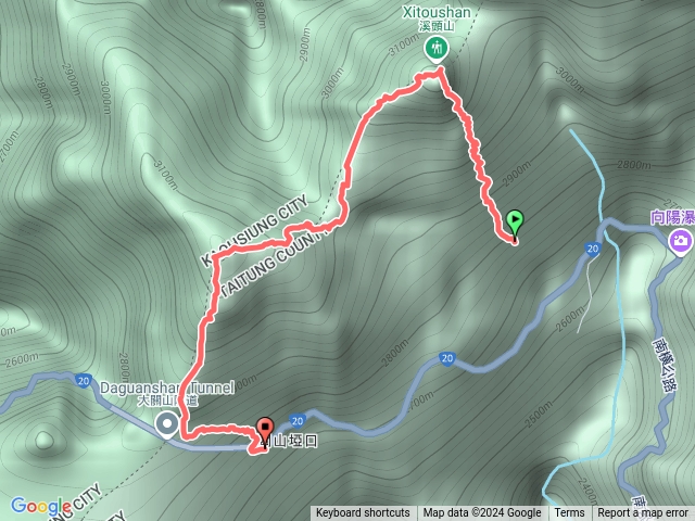 夢時代溪頭山區縱走關山嶺山預覽圖