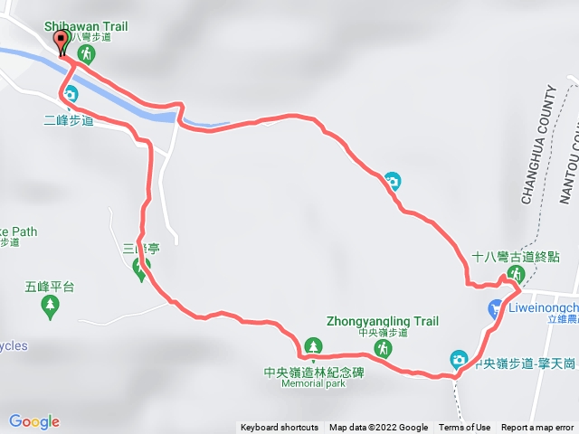 清水岩十八彎古道