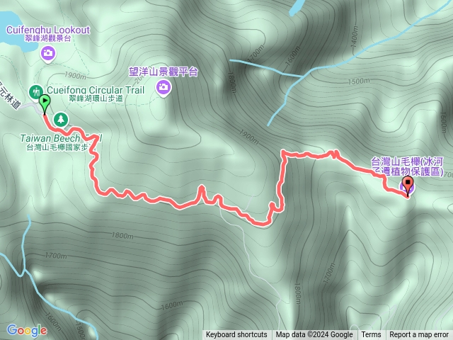 山毛櫸國家步道11月底