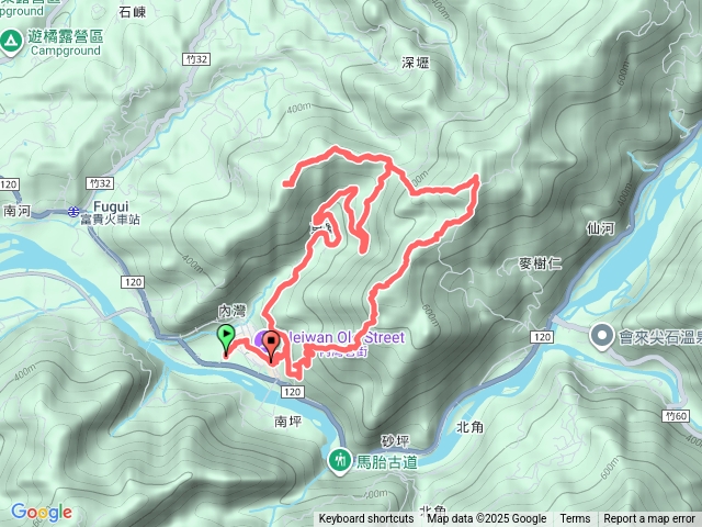 新竹內灣三山O型走(內灣山.麥樹仁山.白石湖山)
