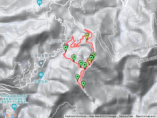 石壁山。嘉南雲峰