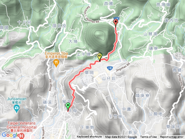 20211020 天母古道登山口 水管路 上行陽明山