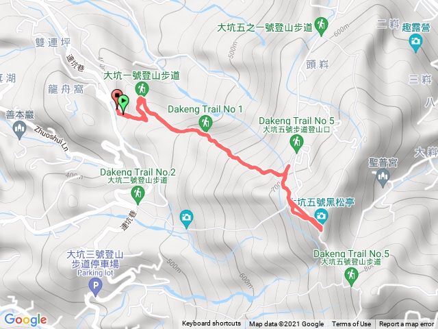 2021.11.14 大坑1號->5號步道往返