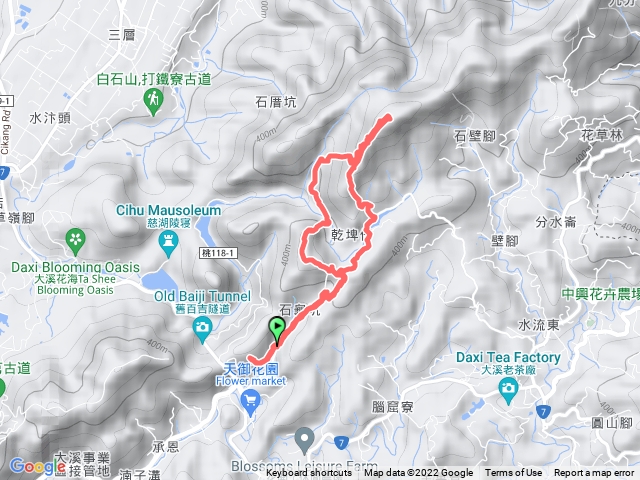 白石山/石龜坑山/林蔭百吉