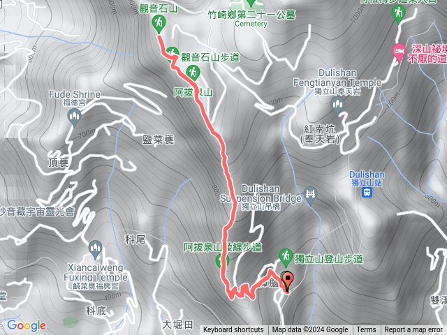 阿拔泉山稜線步道預覽圖
