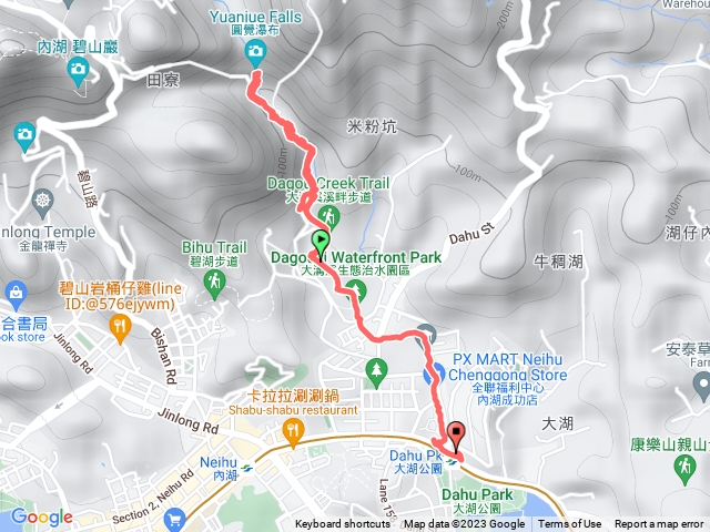 圓覺瀑布-登山社