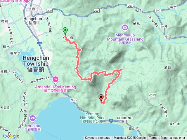 1131221恆春縱走（因圍籬改路線）