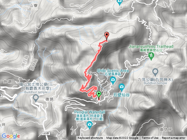 石壁楓樹林步道走木馬古道