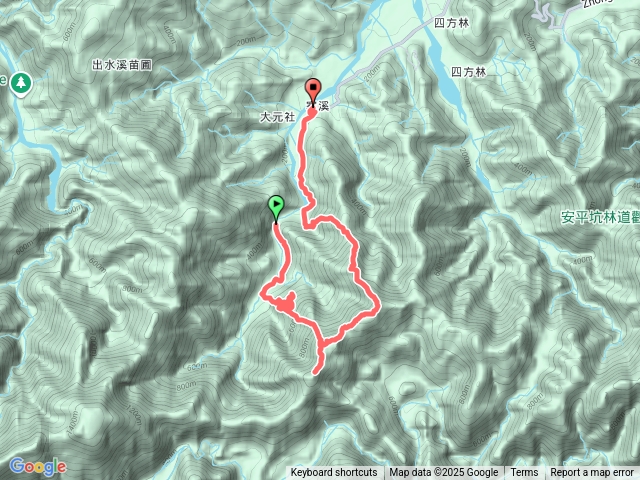 古魯林道-蕃社坑山-鳳紗山-大南澳山