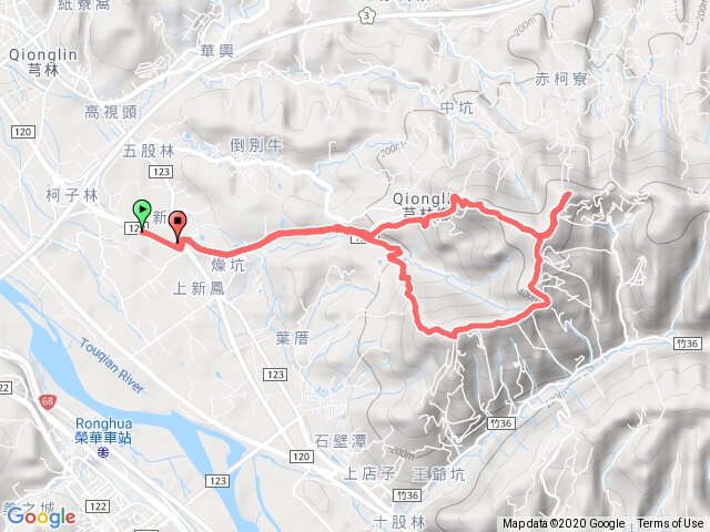 新竹飛鳳山、中坑山、觀日坪古道1091205