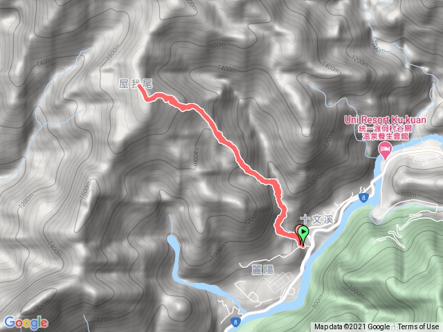 屋我尾山麗陽段進出