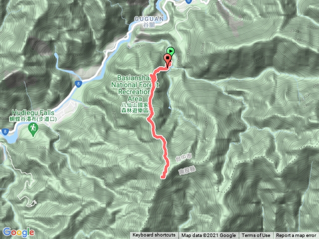 八仙山主峰步道遊樂區上下