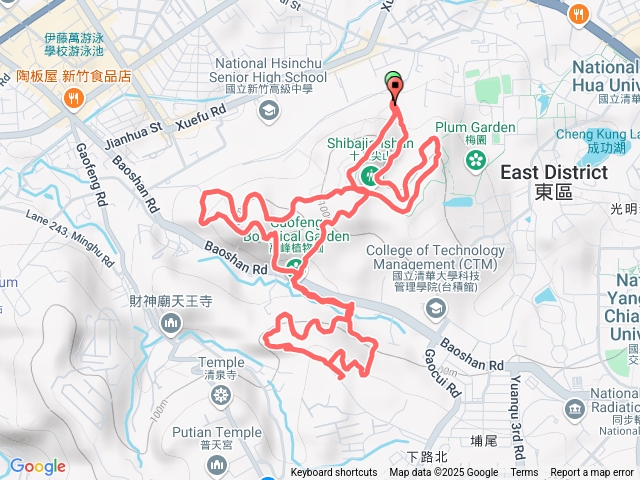 十八尖山三峰串連高峰植物園