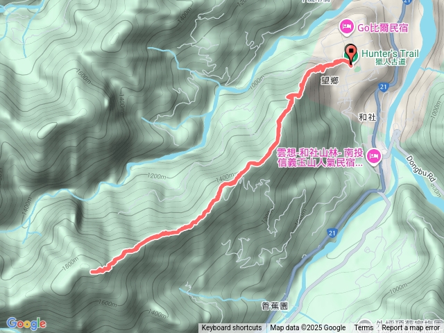 獵人古道,望美山、望高寮瞭望台、瓊山