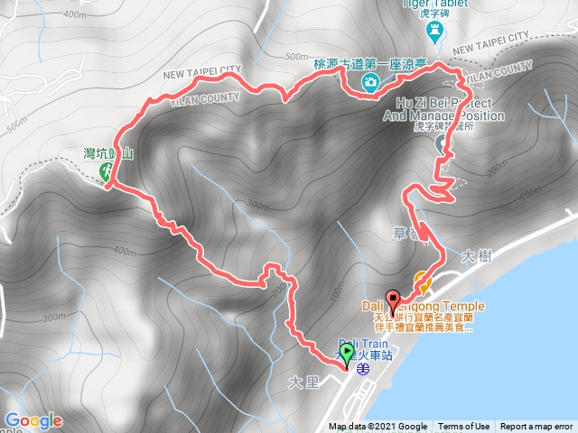 吾居無野+草嶺古道O形縱走