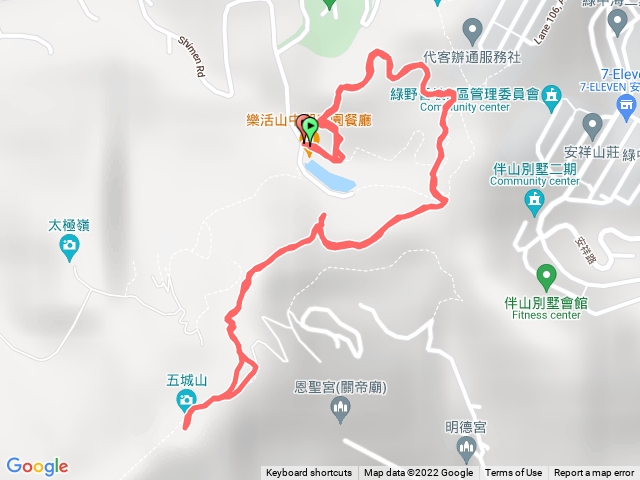 山中湖文筆山登山口-天上山縱走-五城山往返