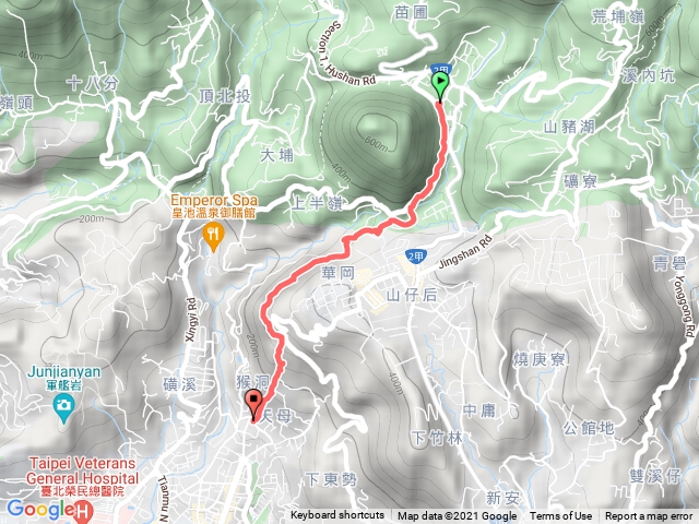 20211018 陽明山 下行天母古道 水管路 天母古道登山口