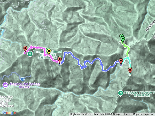 20260411 奇萊南華D2（兩天一夜雲天宮高繞路線）預覽圖