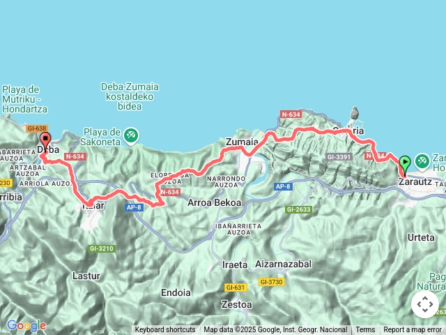 北方之路第三天Zarautz-Deba
