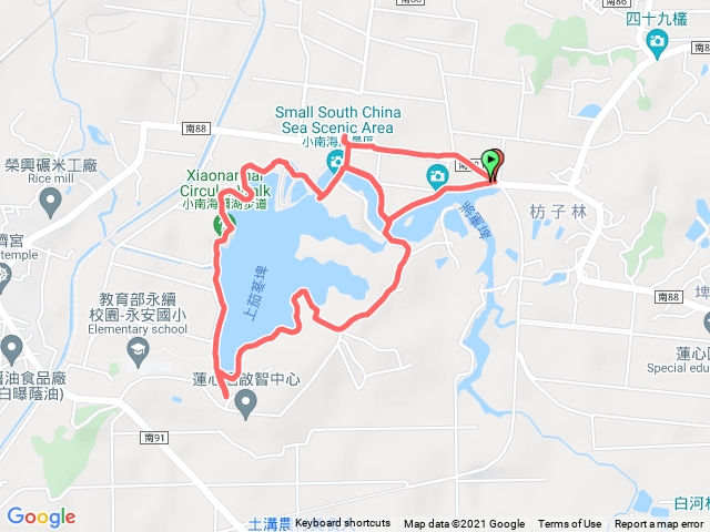 小南海埤塘環形健走