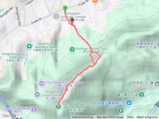 九五峰、南港山