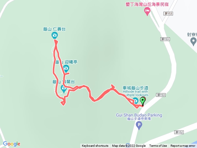 🔺屏東/車城/龜山，H72m（屏縣府加密控制點 | 編號GC08）