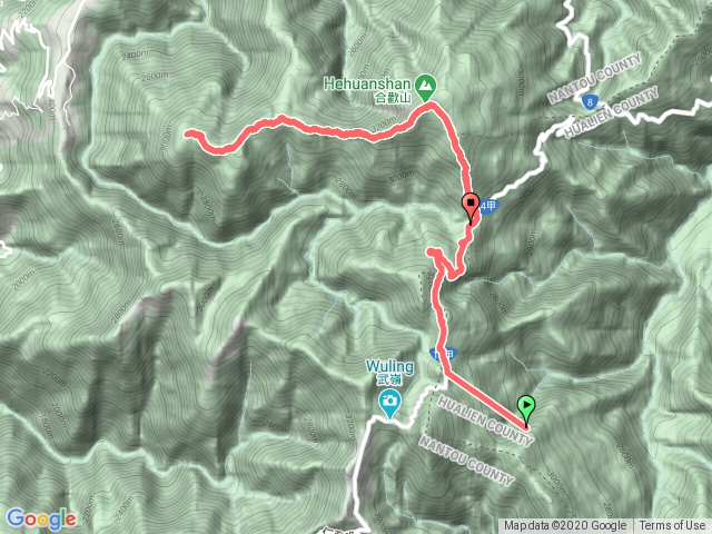 合歡西北_松雪樓-小風口-合歡北峰-合歡西峰