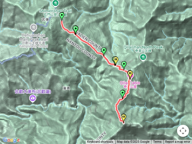 奇萊主峰雪滿出來了🥹