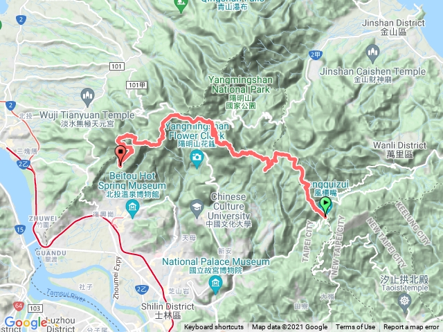 20211211-陽明山東西10連峰大縱走-第18刷