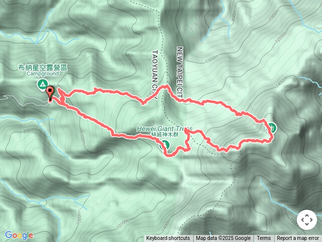 赫威巨木北插天多崖赫威山（小烏來）