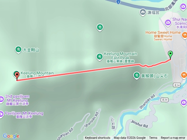 濂洞國小至基隆山主峰