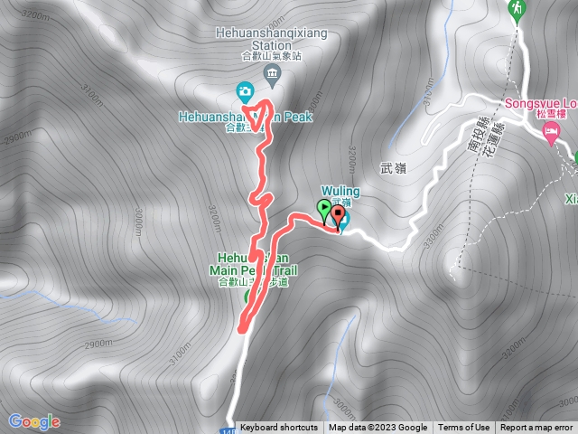 2023/06/22 武嶺-合歡主峰來回