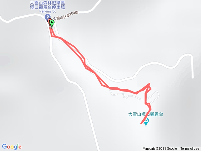 大雪山48k埡口觀景台