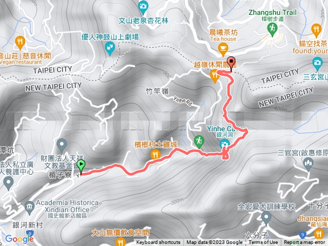 銀河洞至貓空步道