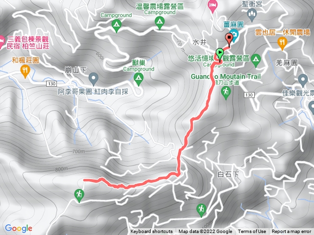 苗栗大湖出關古道聖關段關刀山來回