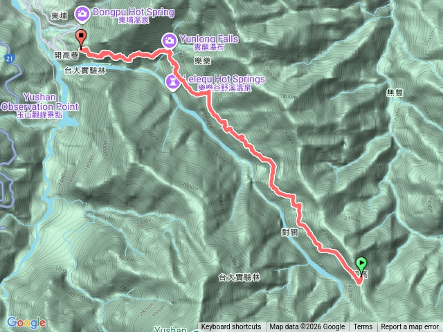 觀高山屋到接駁車