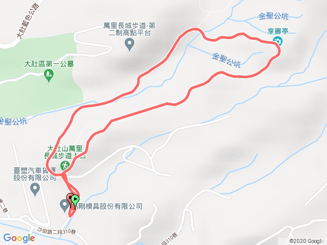 大度山（萬里長城登山步道）